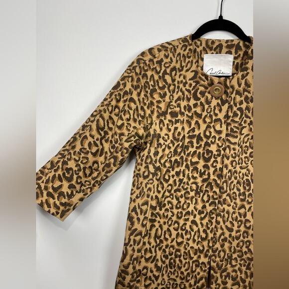 CAbi‎ Carol Anderson Leopard Print Estate Jacket SZ XS - Picture 3 of 10